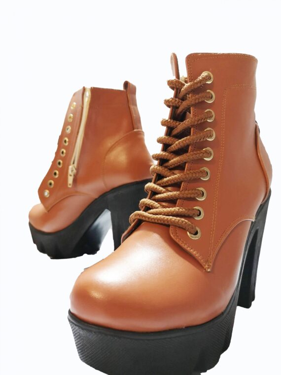 High heel ankle boots