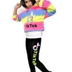 3 piece tiktok crop top loungewear set - Image 2