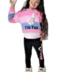 3 piece tiktok crop top loungewear set - Image 5