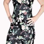 Jurk -Zomerjurk-met-bloem-print-voor-dames