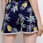 dames-short-Pineapple-print