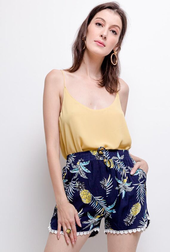 dames short Pineapple print