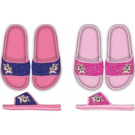 unicorn badslippers voor meisjes