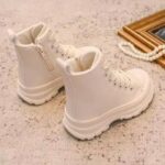 Kids' Faux Leather Boots For Girls