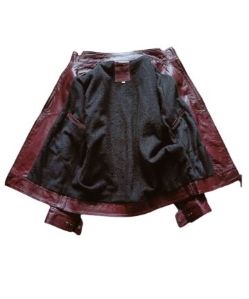Biker jacket - 100% genuine leather - Image 2