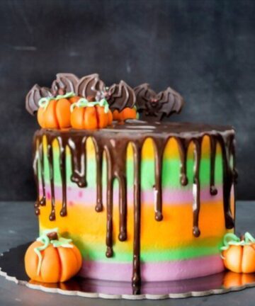 Halloween taart decoratie