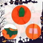 AIEX Pompoen Kostuum Peuter, Halloween Pumpkin Costume Set met Trick or Treat Bag en Pompoenhoed voor Jongens en Meisjes - Image 3
