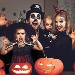 Anzmtosn Halloweenkostuum, heksen, tovenaarse cape met hoed, tovenaar, cape en hoed, kinderkostuum, cosplay kostuum voor kinderen, peuters,... - Image 5
