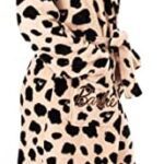 Barbie Dressing Gown Dames Animal Leopard Print PJS Robe - Image 3