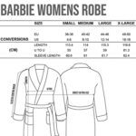 Barbie Dressing Gown Dames Animal Leopard Print PJS Robe - Image 2