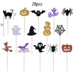 Halloween cupcakes toppers, 28 stuks, Halloween picks, Halloween, cupcakes, toppers, picks, Halloween, cake, picks, Halloween, cupcake topper,... - Image 2