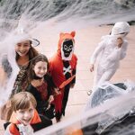 Lobyoh Spinnenwebben voor Halloween, 2 stuks, met 70 spinnen, Halloween spinnenweb 240 g, griezelige decoratie voor buiten, voor tuin, feest, huis - Image 3