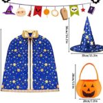 MQIAN Halloweenkostuum voor kinderen, Halloween-kostuum, voor jongens en meisjes, pompoen, snoepzak, kostuum voor Halloween en kinderen - Image 2
