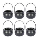 NUOBESTY 12 stuks Halloween heksenketels vuurpatroon snoep chocolade geschenk pompoen emmer zoete of zure container met handgrepen voor Halloween... - Image 3