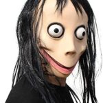 PartyHop MOMO-masker Halloween-feest enge horror Latex volledig hoofdmasker - Image 2