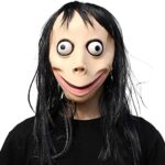 PartyHop MOMO-masker Halloween-feest enge horror Latex volledig hoofdmasker - Image 4