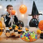 Runmeihe 72 stuks Halloween luminous stuiterballen voor kinderen, glow in the dark speelgoed bouncy balls voor kinderen, Halloween-party cadeautjes... - Image 3