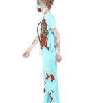 Smiffys, Kinderen Jongens Zombie Chirurg kostuum, broek, bedrukt bovendeel, masker en stethoscoop, maat: M, 44032 - Image 2