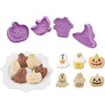 SUNSK Uitsteekvormpjes kunststof koekjes uitsteker met uitwerper DIY fondant taart decoratie voor Kerstmis Halloween Pasen Thanksgiving 16 stuks - Image 5