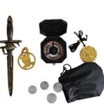 Tacobear Piraat kostuum voor kinderen met piraat accessoires piraat hoed piraat eyepatch kompas portemonnee oorbel piraat fancy jurk Halloween... - Image 5