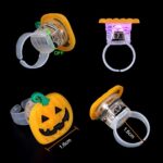 Twister.CK Halloween Kids LED Light Up Rings met Pumpkin Bat Spider Ghost Design, 54 stks LED Glow Party Light Up Toys - Knipperende Ring Ketting... - Image 3